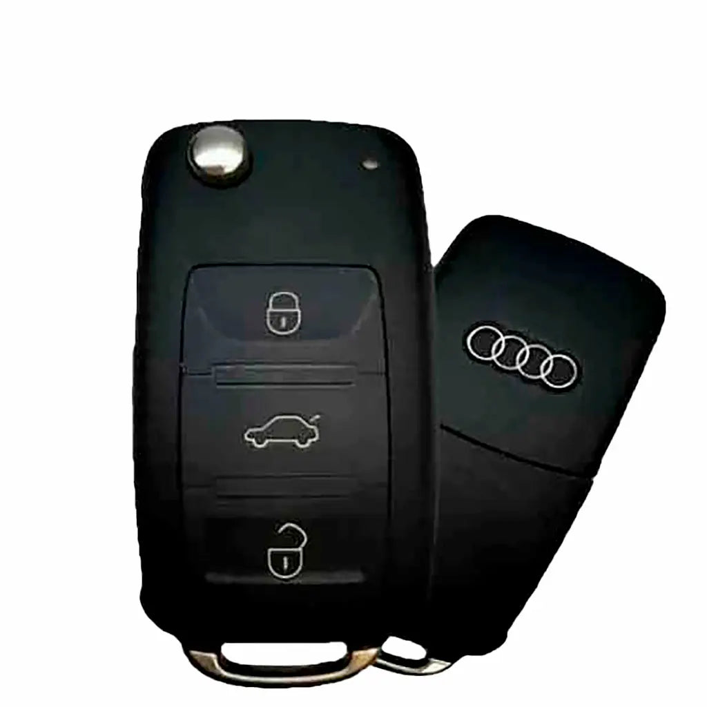 2003-2011 (OEM Refurb) Remote Flip Key for Audi A8 - S8 - Q6 - Q7 | PN: 4EO837220E / KR55WK45032 2003-2011 (OEM Refurb) Remote Flip Key for Audi A8 - S8 - Q6 - Q7 | PN: 4EO837220E / KR55WK45032